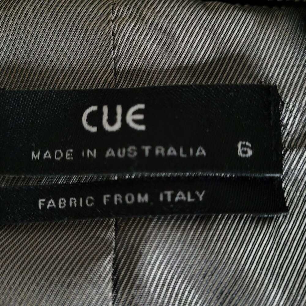 Cue Australia Cropped Peplum Blazer Size 2 - Picture 7 of 11